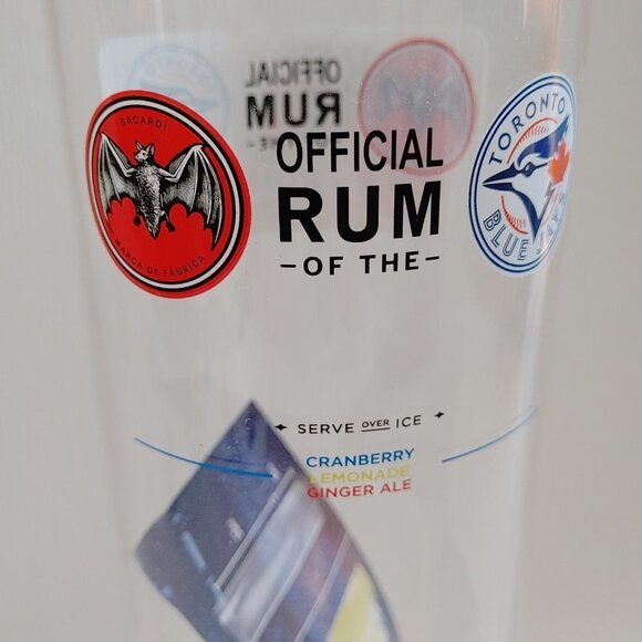 FUN BACARDI Cocktail Shaker BNWOT Official Rum of the Toronto Blue Jays - Picture 2 of 5